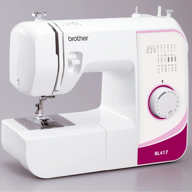Brother RL417 Nähmaschine 17 Stichprogramme Klemmfreier