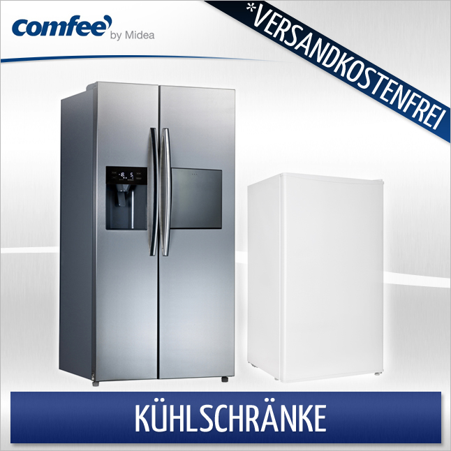 Breite cm | L Comfee 93 weiß 47 Tischkühlschrank RCD132WH1 eBay Abtauautomatik 41 dB