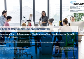 Ausbildungsplatz Kaufmann/-frau – E-Commerce – Bürokaufmann/-frau Kundenservice (m/w/d)